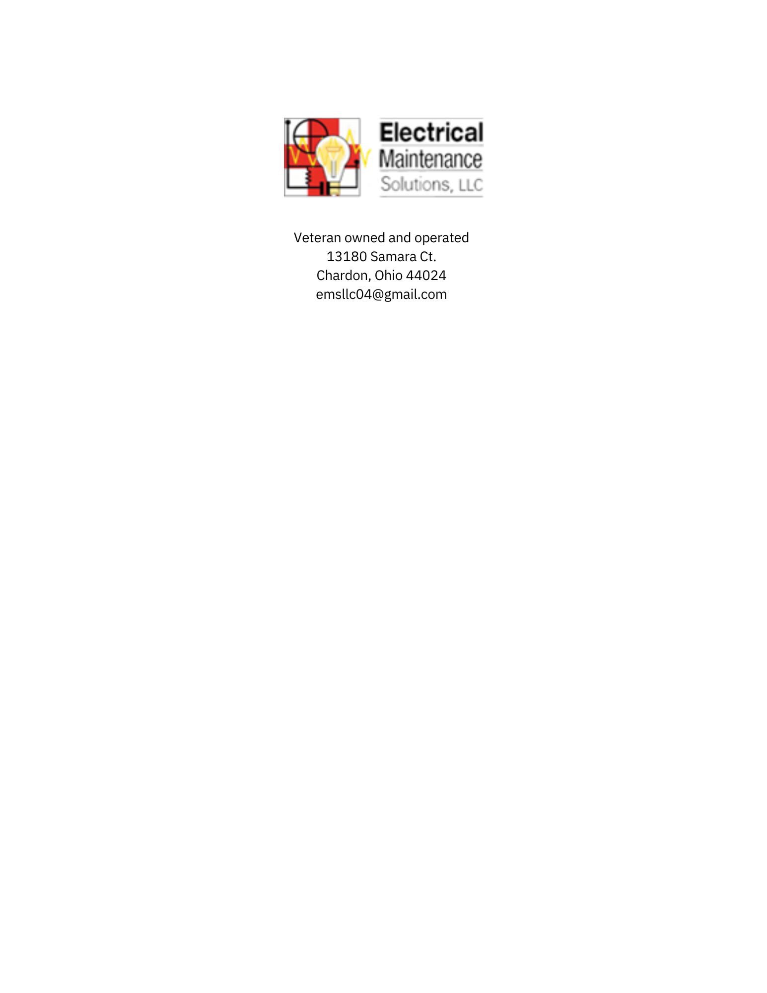 About ELECTRICAL MAINTENANCE SOLUTIONS LLC.